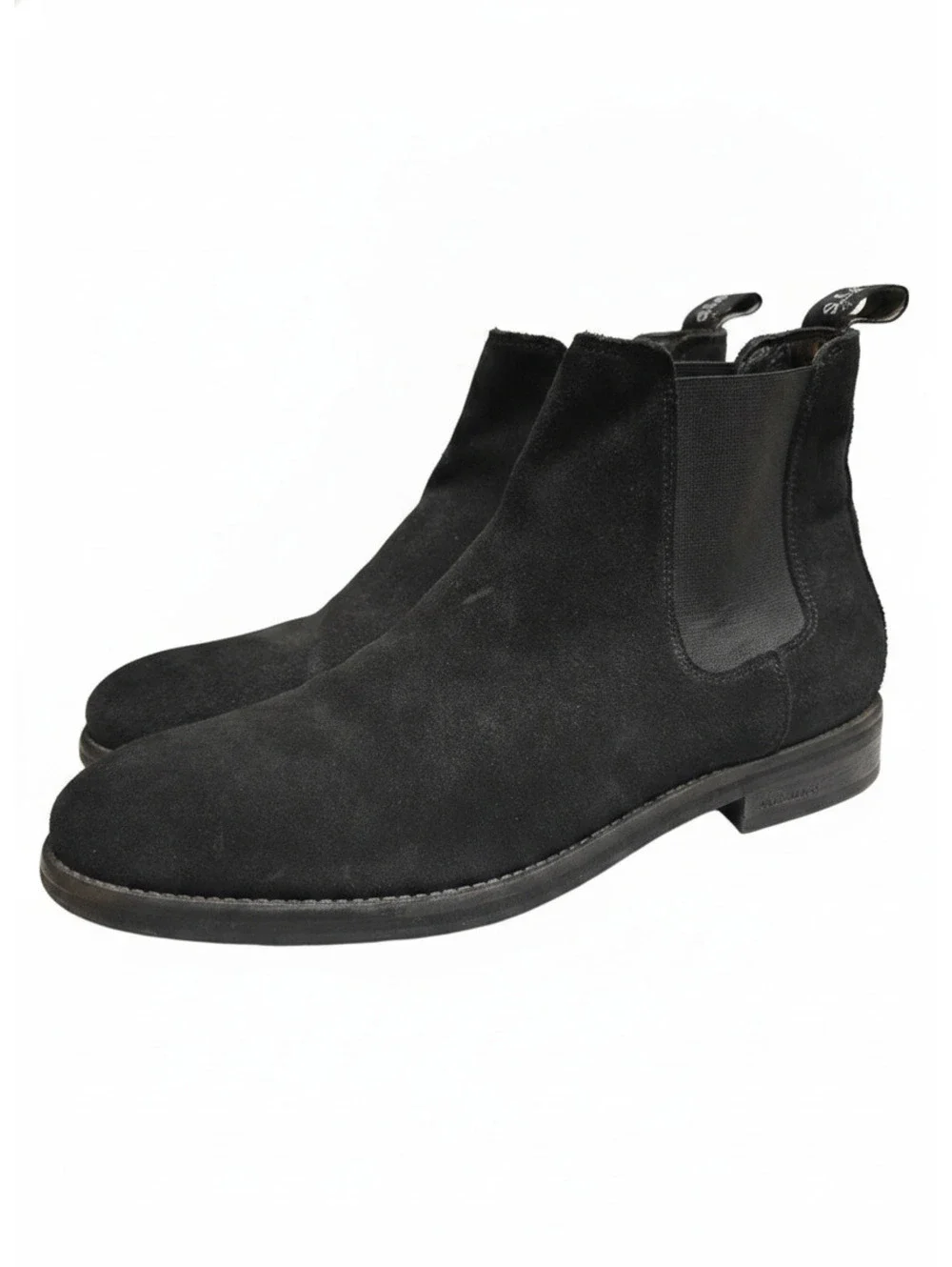 AllSaints Men's Black Suede Chelsea Boots – Size 11 / EU 44